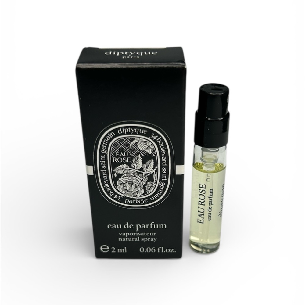 Diptyque Paris EAU ROSE Eau de parfum 2ml Sample Vial NWT